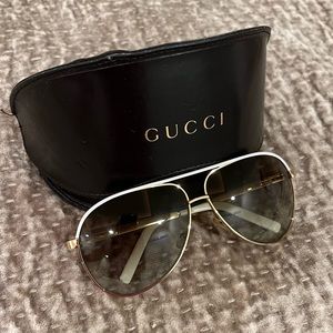 Authentic Gucci aviator sunglasses